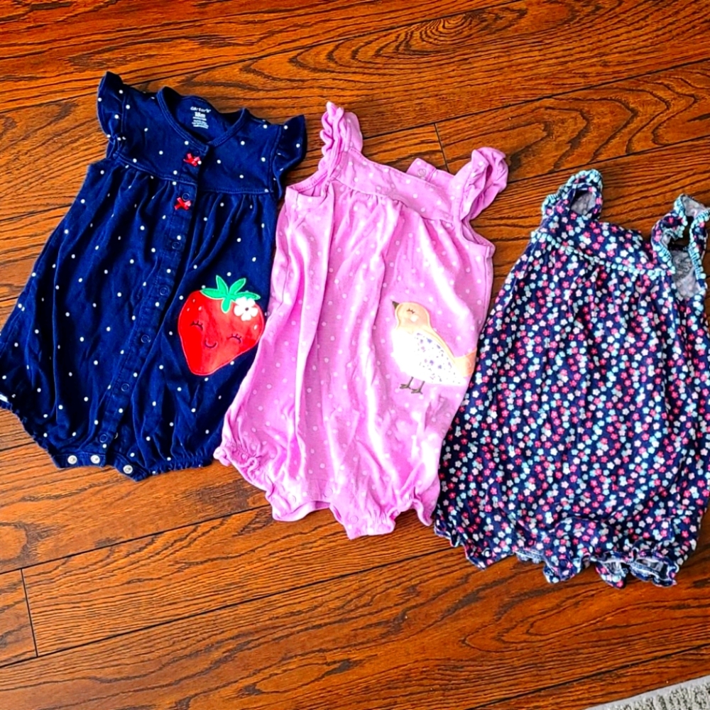 Girls 18 month romper lot